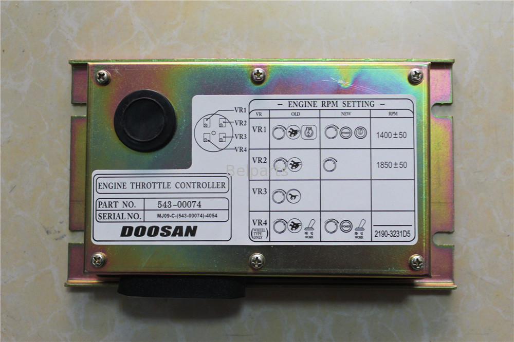 543-00074 painel de exposição do Assy do conjunto de Controller DH130 DH220LC-7 SL130 SL500LC-V da máquina escavadora