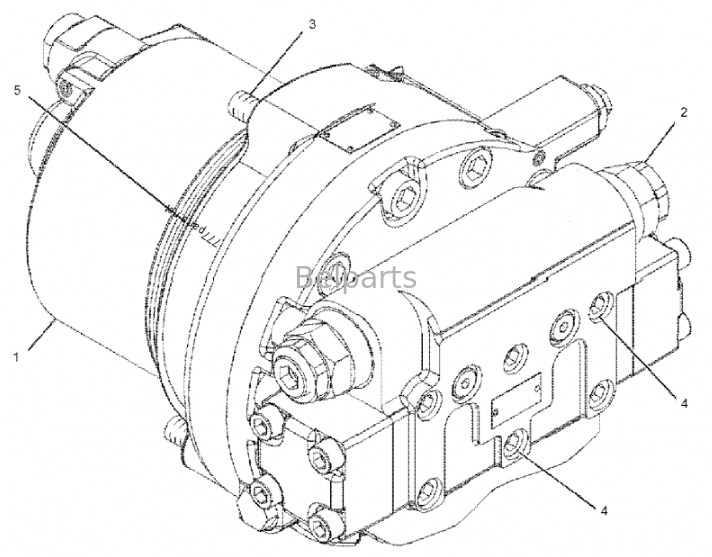 Motor de viagem de escavadeira Assy E325 E329D Final Drive Assy 2042674 199-4521 227-6138 227-6116 267-6796