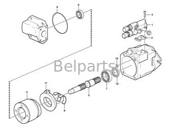 VOE 15043827 Belparts Excavator Electronic Control Valve A35E A40E EW160D L110G
