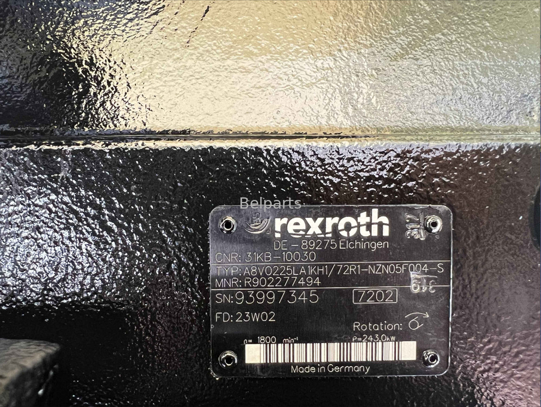Excavadora original R505LVS bomba hidráulica A8V0225LA1KH1 para Rexroth R902277494 bomba de pistão