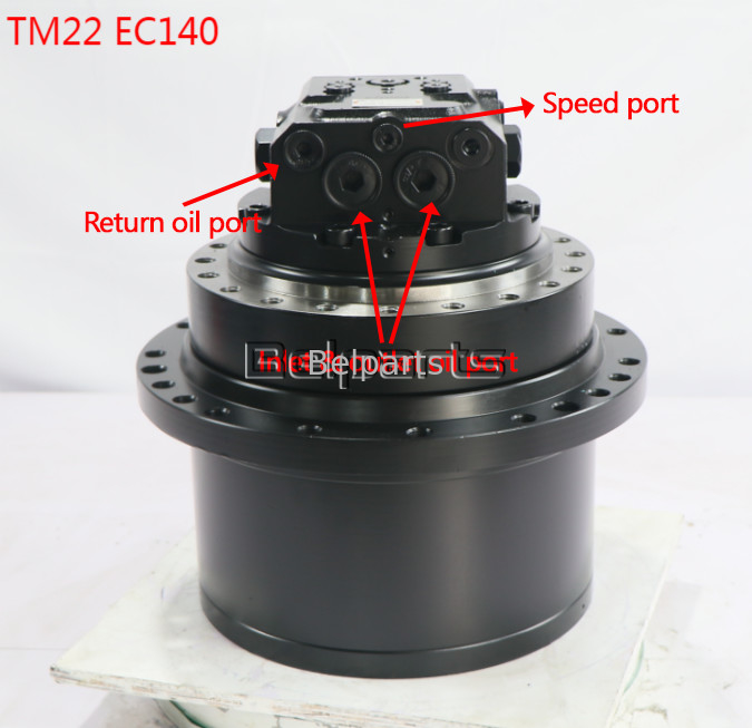 TM22VC GM22VC EC140 Final Drive PC135 PC150 DH135 SK130 SK140-8 Para peças de escavadeiras