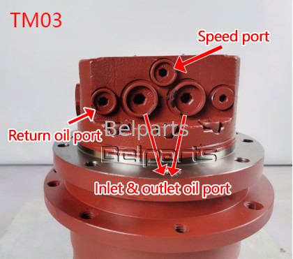 TM03 Peças de escavadeira MAG18VP-230 MAG18VP-350 Yanmar B22 B25V B37V B27 VIO30 Final Drive