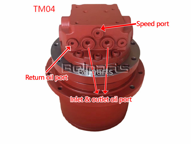 KYB MAG26VP PHV-390-53B EX40 IHI40JX Final Drive Assy para peças de escavadeira TM04