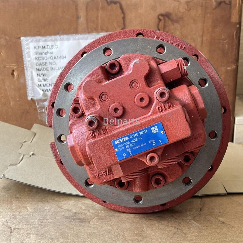 Final Drive para Kubota KX121-2 KX121-2S Peças de mini escavadeira KYB MAG-26VP-400F-8 Motor de viagem B0240-26024 RD108-61600 RD108-61802 RD128-92700 RD108-61606