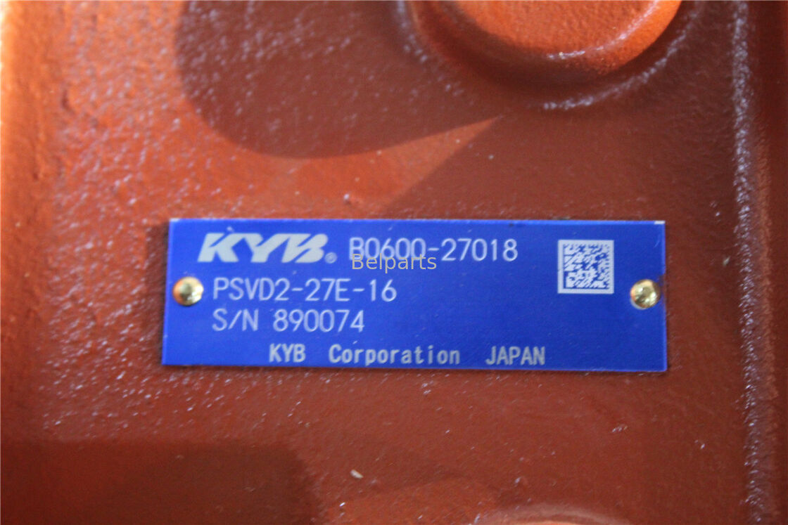 A mini máquina escavadora principal da bomba hidráulica IHI55 N J2 IHI60 NS IHI65 NX VX IHI parte a bomba de pistão B0600-27018 de KYB PSVD2-27E-16