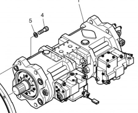 Bomba Hidráulica Para Escavadeira DOOSAN SOLAR 300LC-7A SOLAR 300LC-V Peças 401-00226B 401-00225A 401-00424 401-00424A 401-00424B 401-00424C Bomba Principal de Pistão