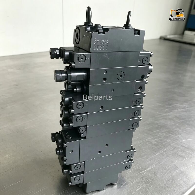 Válvula de controle hidráulico PC55MR-3 723-18-18200 723-18-18201 723-18-18202 para peças originais da máquina escavadora KOMATSU