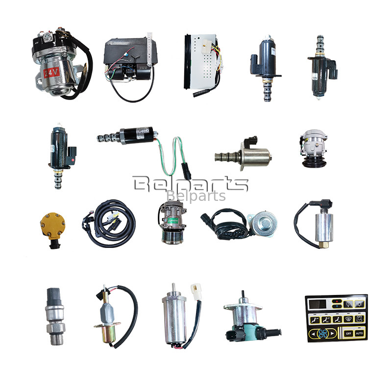 Máquina escavadora Electric Parts de E320B E322B E322C 116-3526 válvula de solenoide de Final Drive Rotary do modelo de 1163526 cursos