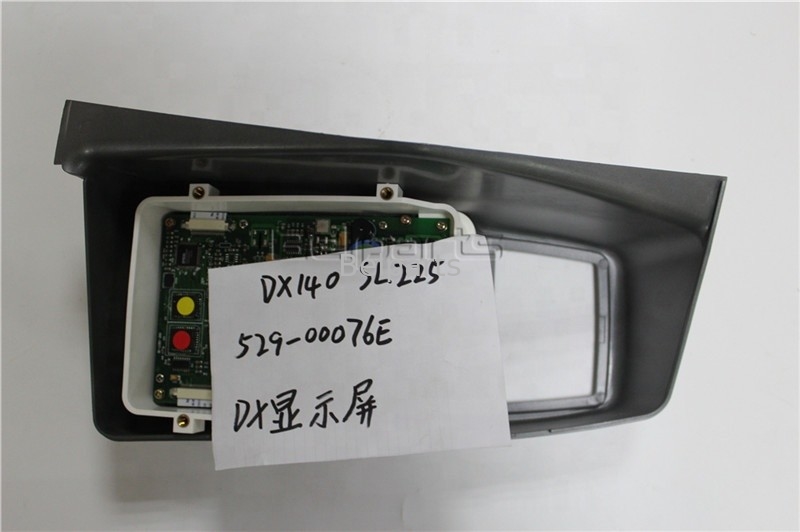 O conjunto do painel do monitor da máquina escavadora DX140 indica SL225 a máquina escavadora Monitor 529-00076E
