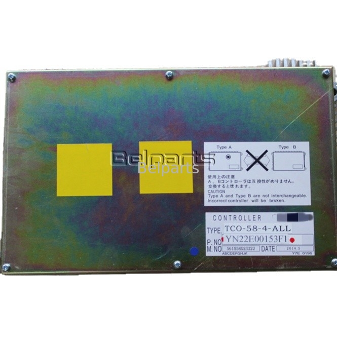 Placa do computador do controlador YN22E00153F1 do motor dos motores SK210-6 SK210-6E SK200-6E da maquinaria para a máquina escavadora