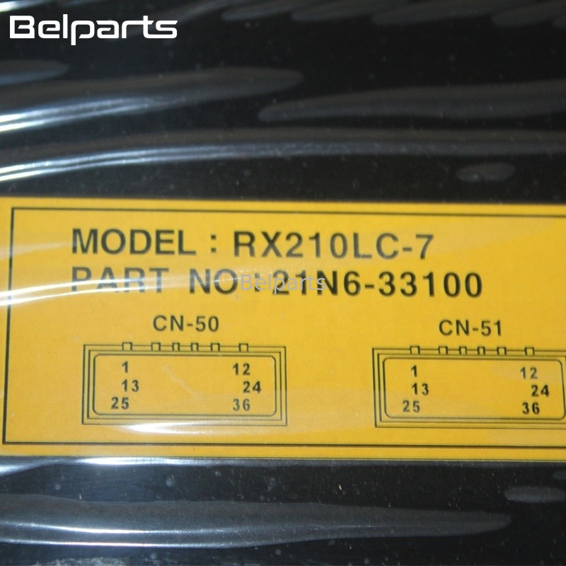 Placa do computador de Controller 21N6-33100 da máquina escavadora de Spare Parts RX210LC-7 da máquina escavadora de Belparts