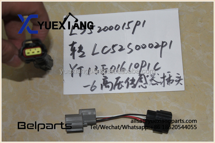 Tomada de alta pressão YT13E01610P1C-6 do sensor de Spare Parts LS5200015P1 LC52S0002P1 da máquina escavadora de Belparts