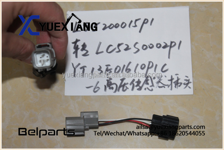 Tomada de alta pressão YT13E01610P1C-6 do sensor de Spare Parts LS5200015P1 LC52S0002P1 da máquina escavadora de Belparts