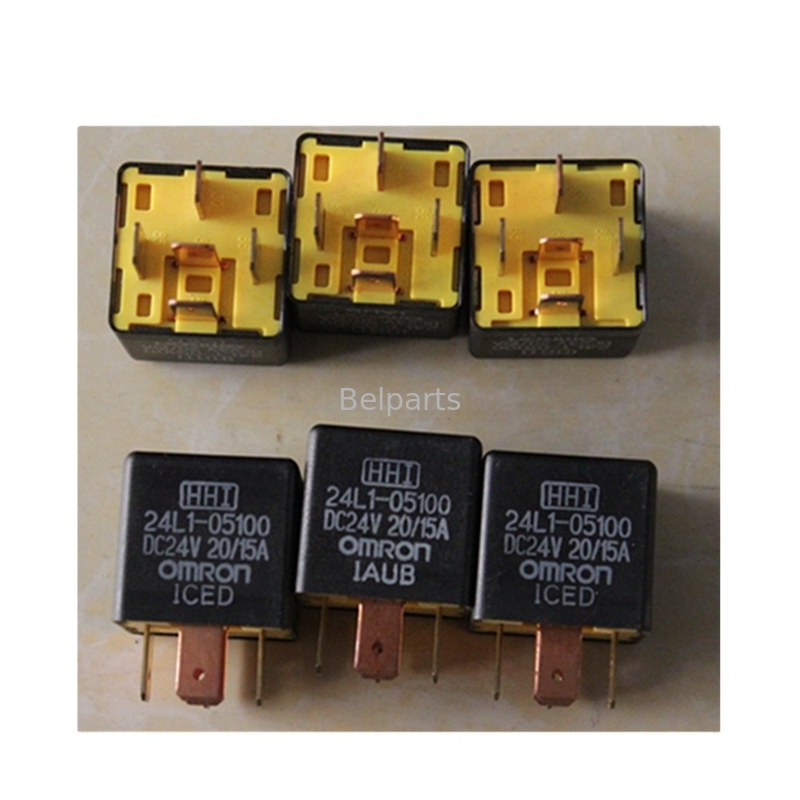 Máquina escavadora Spare Parts Relay 24L1-05100 para o relé de HL730-7 HL730-7A R380LC-9 HL740-9S com 3 Pulgs 24L105100