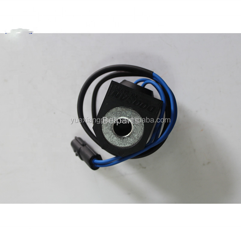 A máquina escavadora Electric Parts Magnet de Belparts bobina a bobina eletromagnética do solenoide do AO da bobina 24V para o escavador VDL24 DX470 DH220-5