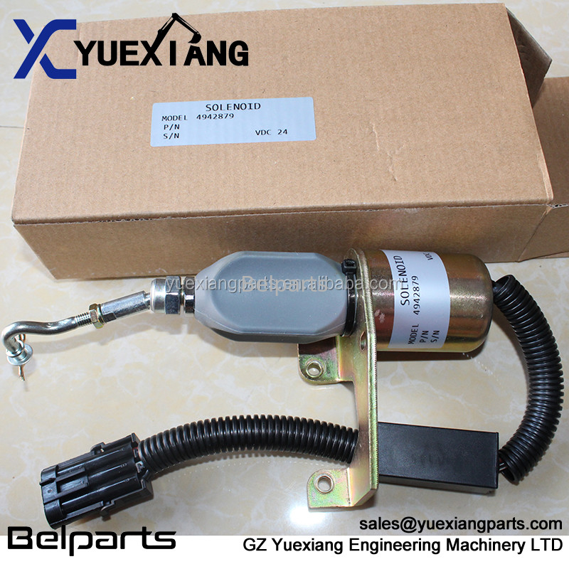 Solenoide elétrico da parada do interruptor SD008A2 de Spare Parts 4942879 Flamout da máquina escavadora para o escavador