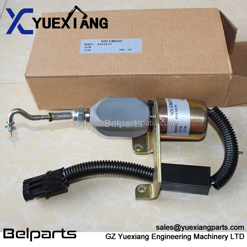 Solenoide elétrico da parada do interruptor SD008A2 de Spare Parts 4942879 Flamout da máquina escavadora para o escavador