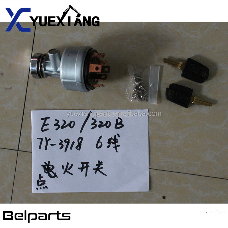 A máquina escavadora 307 308C 312 de Belparts 320 6 linhas 320C elétricas comuta o acionador de partida da ignição do começo E320B E320C 7Y-3918 do calor do grupo