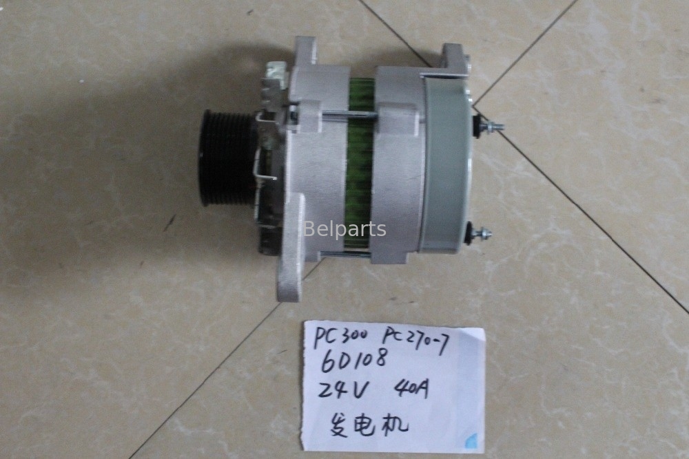 Gerador 0-33000-6511 do alternador 6D108 600-821-6160 do motor de Parts PC300-6 PC270-7 PC300-5 PC300-7 da máquina escavadora de Belparts
