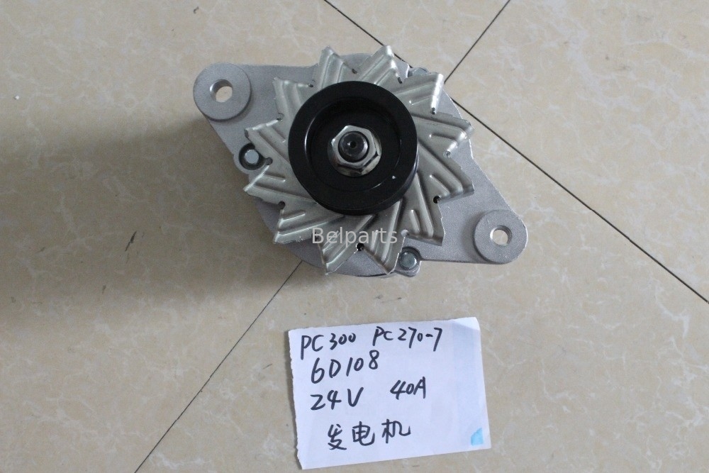 Gerador 0-33000-6511 do alternador 6D108 600-821-6160 do motor de Parts PC300-6 PC270-7 PC300-5 PC300-7 da máquina escavadora de Belparts