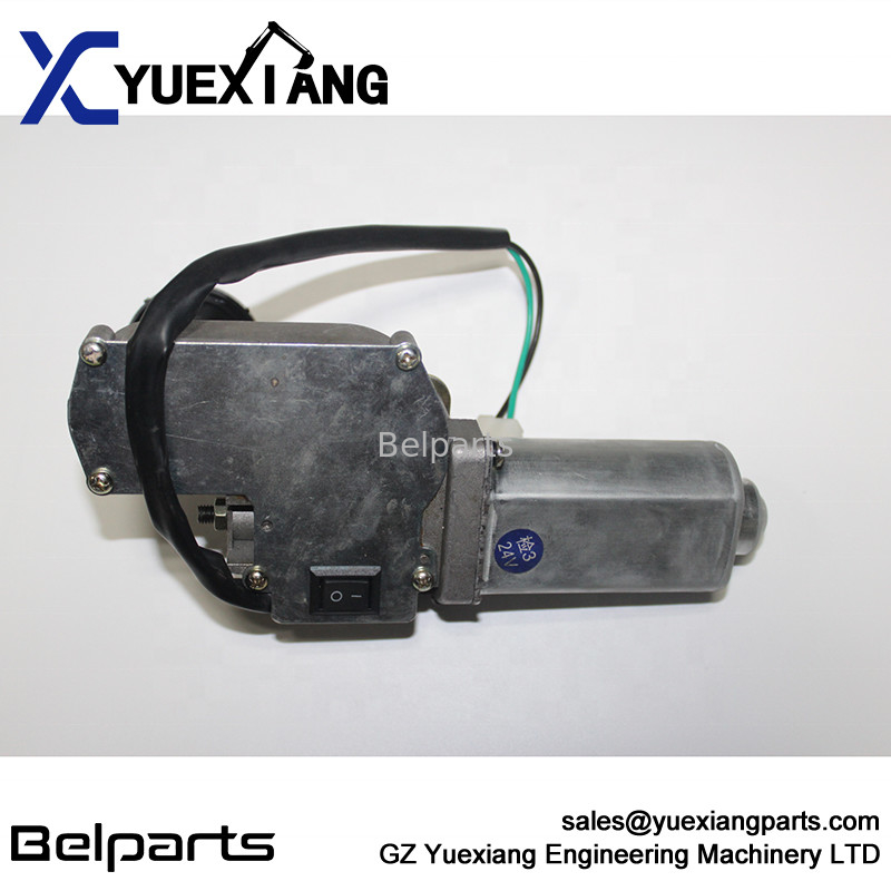 Motor do limpador do conjunto da chuva de Electric Part Windscreen 24V da máquina escavadora para SH120-3 SH100-3 SH200-3 SH200A3 SH200