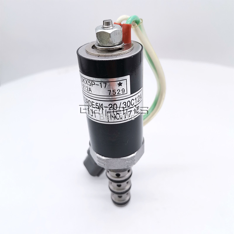 Válvula de solenoide principal hidráulica pequena da bomba de Parts SK200-5 12A-101 12A-111 G24D12 G24Y12 da máquina escavadora