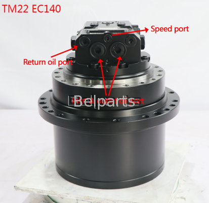 TM22VC GM22VC EC140 Final Drive PC135 PC150 DH135 SK130 SK140-8 Para peças de escavadeiras